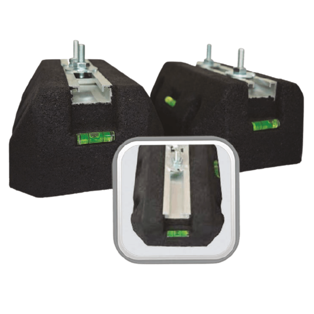 RUBBER RISERS WITH ALUMINUM CHANNEL - 440LB - A&R Supply - Air Conditioning & Refrigeration Wholesaler - HERCULES