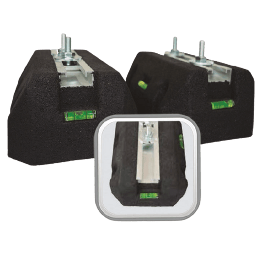 RUBBER RISERS WITH ALUMINUM CHANNEL - 440LB - A&R Supply - Air Conditioning & Refrigeration Wholesaler - HERCULES