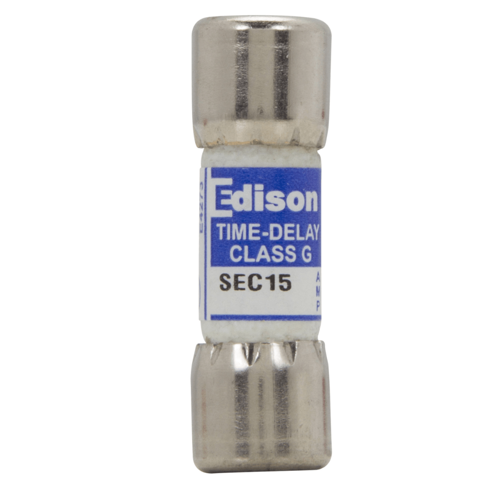 SEC 15 AMP - 600 VOLTS - CLASS G - TIME DELAY FUSE - A&R Supply - Air Conditioning & Refrigeration Wholesaler - EDISON