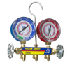 SERIES 41 TEST AND CHARGING MANIFOLD, 2-VALVE, (PSI °F) R22/404A/410A, 3-1/8" GAUGES, NO HOSES - A&R Supply - Air Conditioning & Refrigeration Wholesaler - YELLOW JACKET