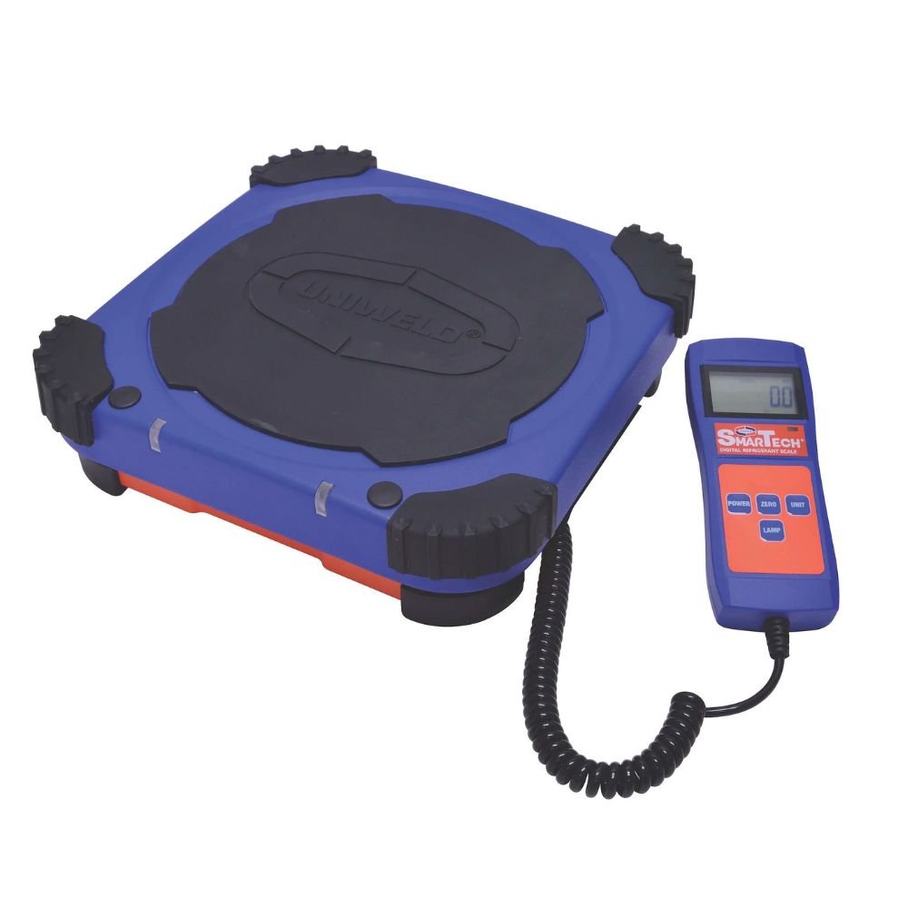 SMARTECH™ DIGITAL REFRIGERANT SCALE - UP TO 220LBS - A&R Supply - Air Conditioning & Refrigeration Wholesaler - UNIWELD