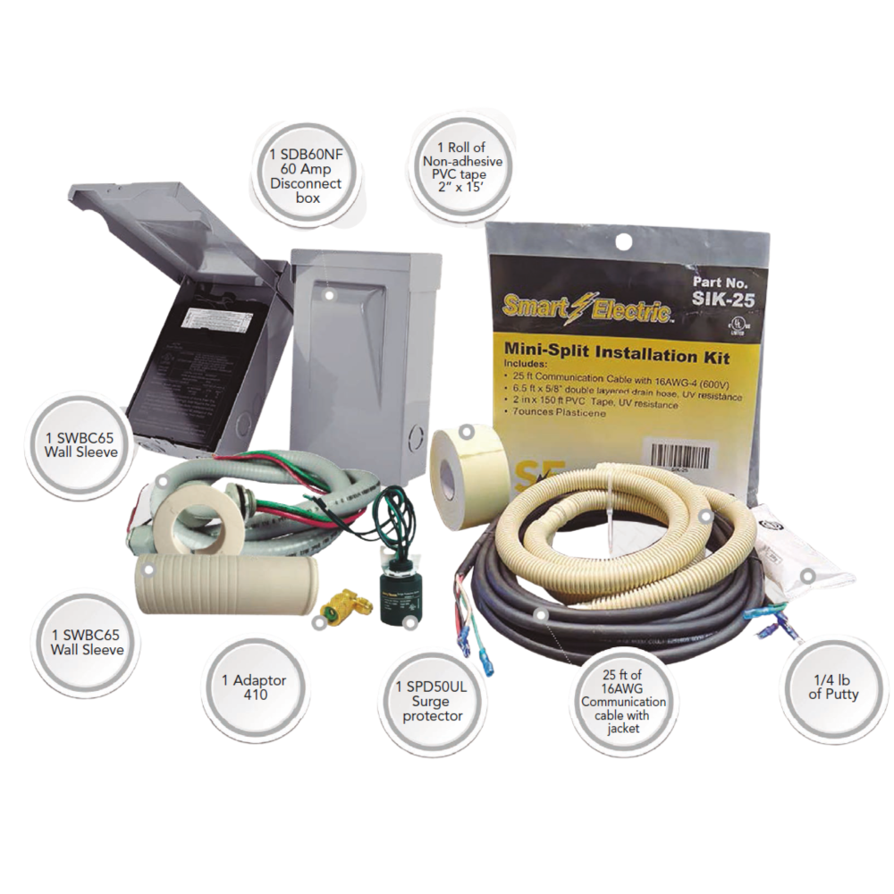 PREMIUM MINI SPLIT INSTALLATION KIT – A&R Supply - Air Conditioning ...