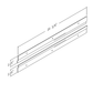 STEEL AIR-HANDLER BRACKET - WALL MOUNT 2-1/4" x 20-3/4" 20 GAUGE - A&R Supply - Air Conditioning & Refrigeration Wholesaler - MIAMI TECH