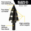 STEP DRILL BIT 11 DOUBLE-FLUTED 7/8 TO 1-1/8-INCH - A&R Supply - Air Conditioning & Refrigeration Wholesaler - KLEIN TOOLS