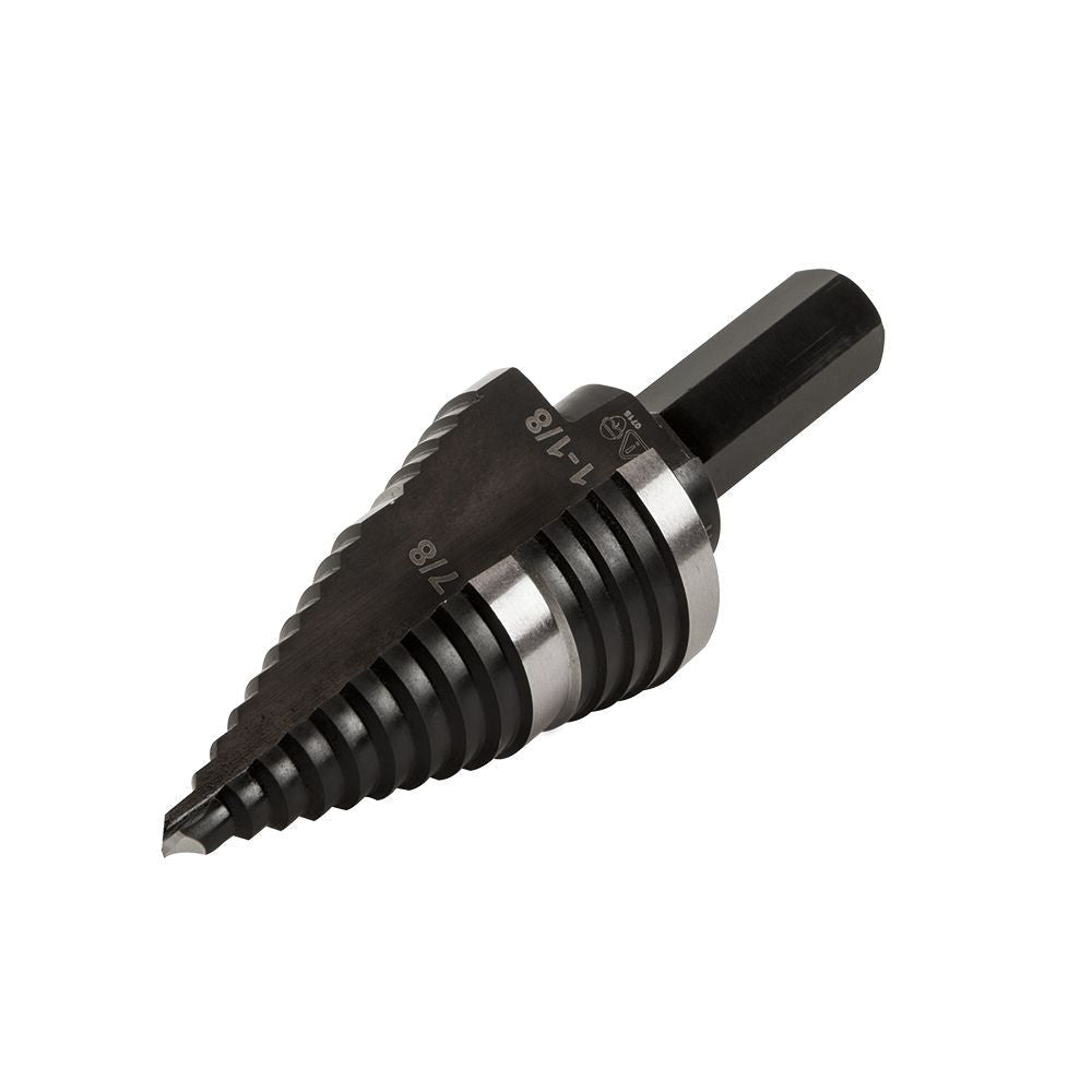STEP DRILL BIT 11 DOUBLE-FLUTED 7/8 TO 1-1/8-INCH - A&R Supply - Air Conditioning & Refrigeration Wholesaler - KLEIN TOOLS