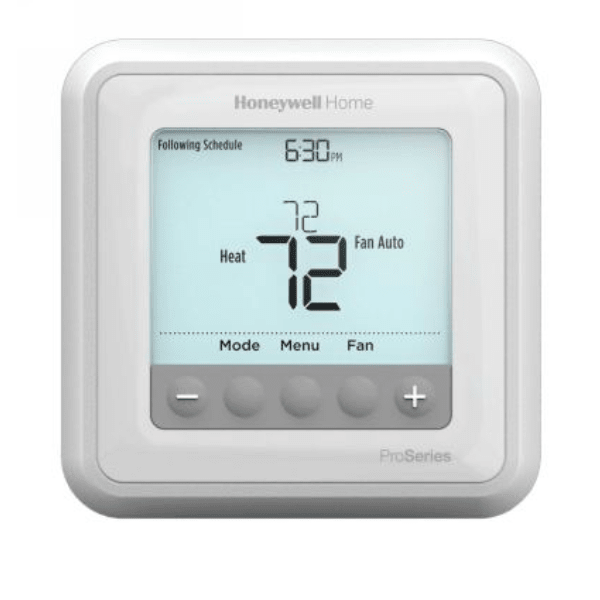 T6 PRO PROGRAMMABLE THERMOSTAT UP TO 2 HEAT/2 COOL - A&R Supply - Air Conditioning & Refrigeration Wholesaler - HONEYWELL