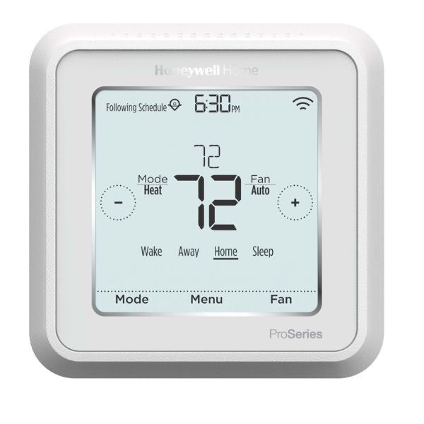 T6 PRO SMART THERMOSTAT MULTI-STAGE 3 HEAT/2 COOL - A&R Supply - Air Conditioning & Refrigeration Wholesaler - HONEYWELL