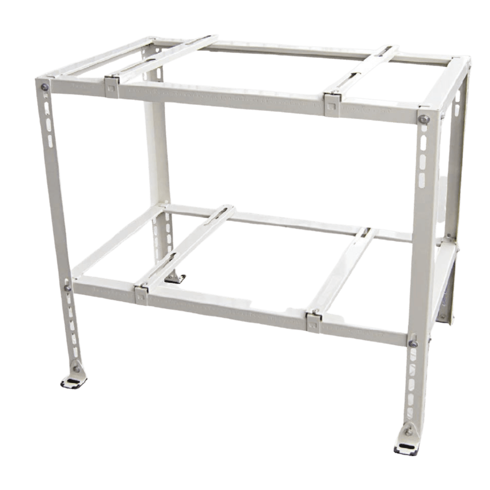 TWO CONDENSING UNIT STAND - MAX LOAD: 440LBS - L:31-1/2" x H:31-1/2" x D:17-11/16" - A&R Supply - Air Conditioning & Refrigeration Wholesaler - HERCULES