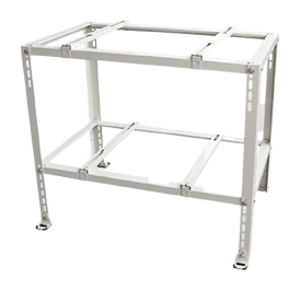 TWO CONDENSING UNIT STAND - MAX LOAD: 440LBS - L:31-1/2" x H:31-1/2" x D:17-11/16" - A&R Supply - Air Conditioning & Refrigeration Wholesaler - HERCULES