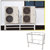 TWO CONDENSING UNIT STAND - MAX LOAD: 440LBS - L:31-7/16" x H: 47-1/4" x D:19-11/16" - A&R Supply - Air Conditioning & Refrigeration Wholesaler - HERCULES