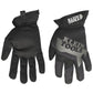 UTILITY GLOVES - MECHANICS GLOVES, LARGE BLACK/GRAY - REINFORCED - TREK DRY TOP WITH SPONGE FOAM - A&R Supply - Air Conditioning & Refrigeration Wholesaler - KLEIN TOOLS