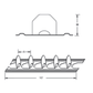 VANE RAIL - 2" x 10' - PRICE IS PER FT - A&R Supply - Air Conditioning & Refrigeration Wholesaler - ELGEN