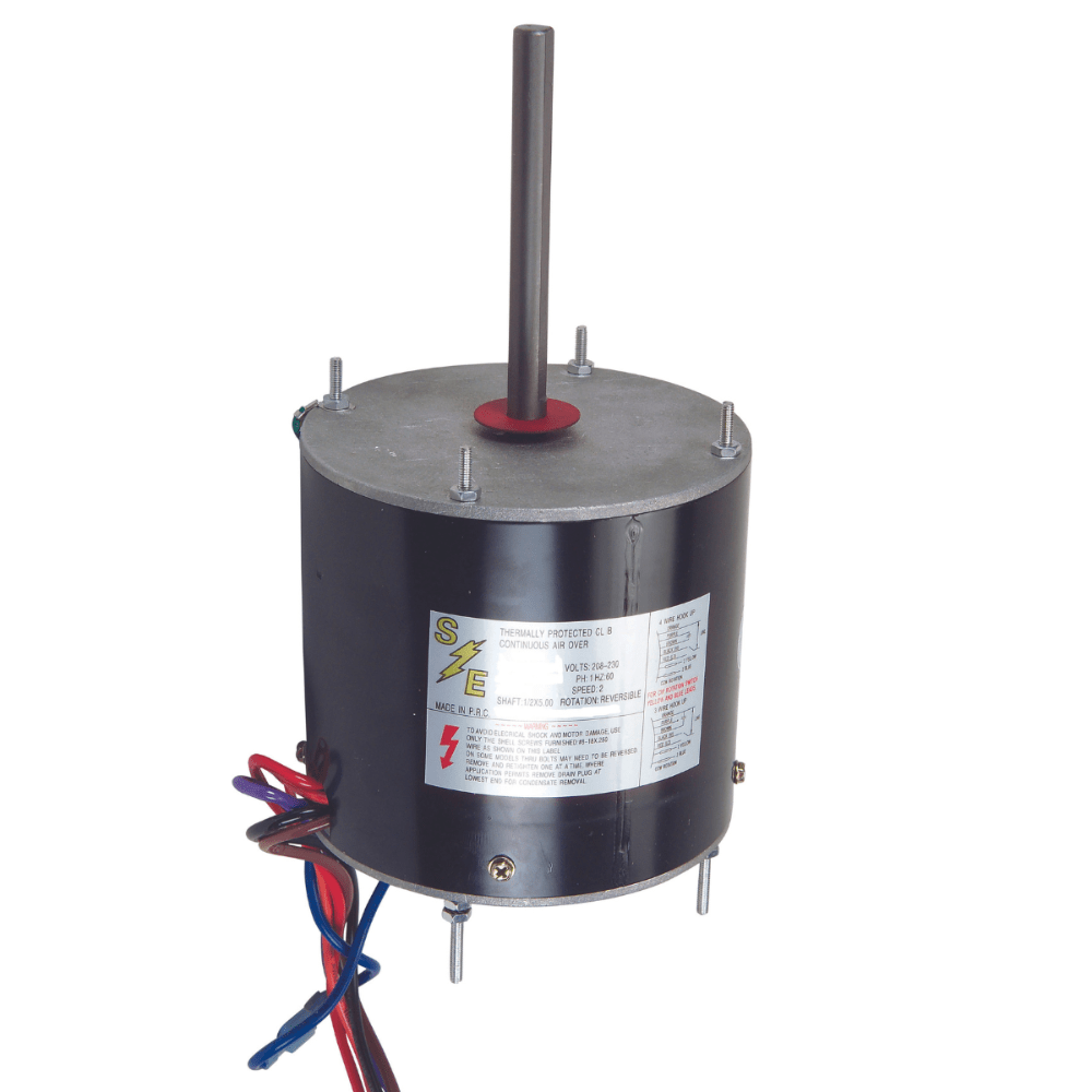VERTICAL CONDENSER - 825RPM - MULTI-HORSEPOWER 60⁰C - 1/4HP, 1/5HP, 1/6HP, 1/8HP, 230V, BB - A&R Supply - Air Conditioning & Refrigeration Wholesaler - SMART ELECTRIC