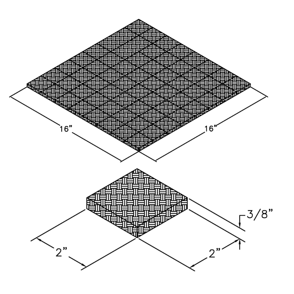VIBRATION PAD - EASY SEPARATION - A&R Supply - Air Conditioning & Refrigeration Wholesaler - MIAMI TECH