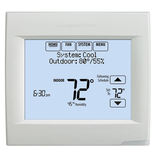 VISIONPRO® 8000 WITH REDLINK™ - 7 DAY PROG - 1HEAT/1COOL - TOUCH SCREEN - A&R Supply - Air Conditioning & Refrigeration Wholesaler - HONEYWELL