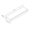 WALL STACK PIPE - 3.25" x 14" x 3' - PRICE IS PER FT - A&R Supply - Air Conditioning & Refrigeration Wholesaler - MIAMI TECH