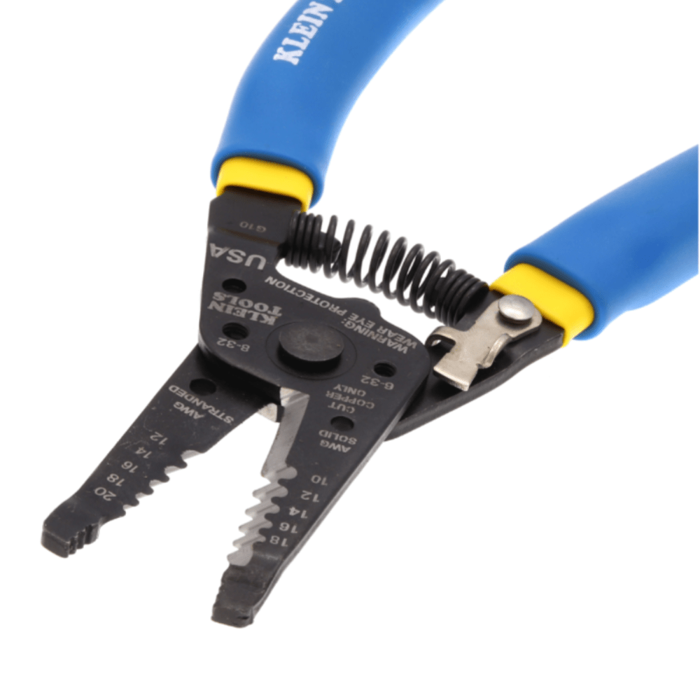 WIRE STRIPPER/CUTTER (SOLID 10-18, STRANDED 12-20) - A&R Supply - Air Conditioning & Refrigeration Wholesaler - KLEIN TOOLS