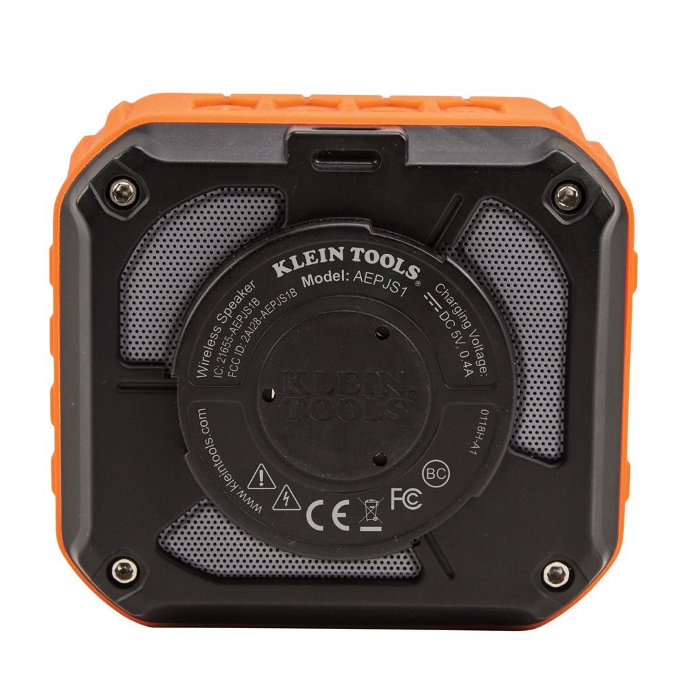 WIRELESS MAGNETIC JOBSITE SPEAKER - A&R Supply - Air Conditioning & Refrigeration Wholesaler - KLEIN TOOLS
