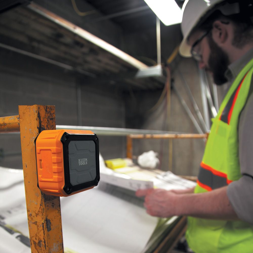 WIRELESS MAGNETIC JOBSITE SPEAKER - A&R Supply - Air Conditioning & Refrigeration Wholesaler - KLEIN TOOLS