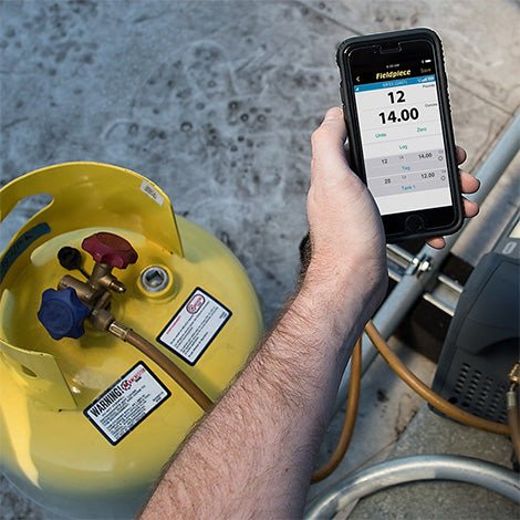 WIRELESS REFRIGERANT SCALE - 250 LB CAPACITY - A&R Supply - Air Conditioning & Refrigeration Wholesaler - FIELDPIECE