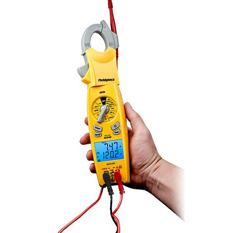 WIRELESS SWIVEL CLAMP METER - DUAL DISPLAY - A&R Supply - Air Conditioning & Refrigeration Wholesaler - FIELDPIECE