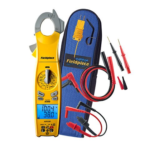 WIRELESS SWIVEL CLAMP METER - DUAL DISPLAY - A&R Supply - Air Conditioning & Refrigeration Wholesaler - FIELDPIECE