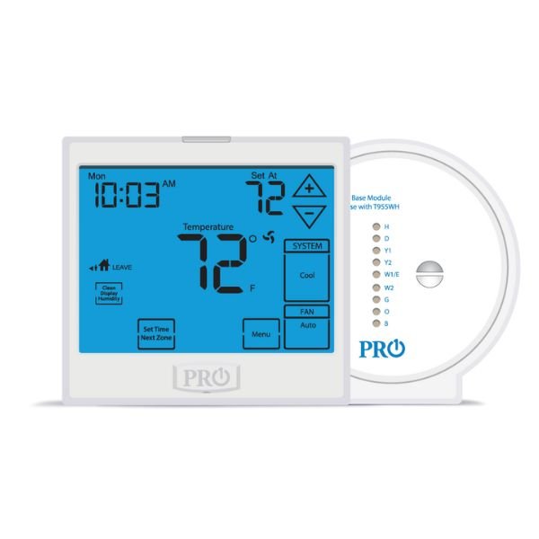 WIRELESS UNIVERSAL - UP TO 2 HEAT, 2 COOL CONVENTIONAL - UP TO 3 HEAT, 2 COOL HEAT PUMP BATTERY OR HARDWIRE - 7 DAY, 5/1/1 OR NON-PROGRAMMABLE - Air Conditioning & Refrigeration Wholesaler - PRO1 IAQ